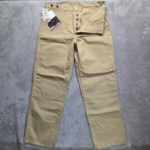 Vintage Filson Pants Mens 40 Beige Double Tin Pant Dry Button Fly Worker New